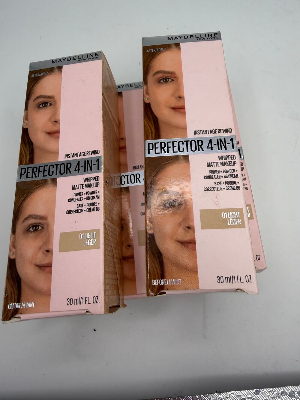 Maybelline Instant Age Rewind Perfector 4-in-1 01 Light Whipped Matte Makeup